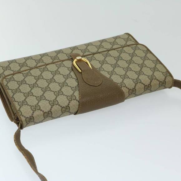 GUCCI GG Supreme Shoulder Bag PVC Beige 904 02 050 Auth hk1157 - Picture 6 of 16